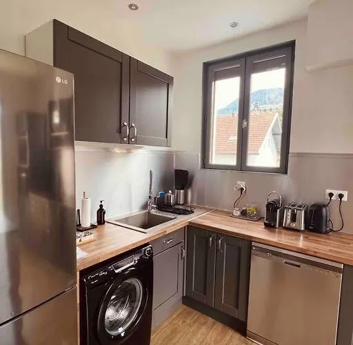 Magnifique T2 Lumineux 3 Etoiles - Centre Aix Les Bains 아파트 *